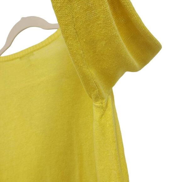 Eileen Fisher Linen Deep V Lightweight Pullover Sweater XS 519 - Picture 6 of 12